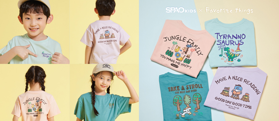 페이보릿띵즈 x SPAO KIDS 목록 이미지